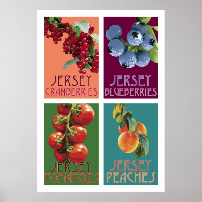 Jersey Fruits Poster (Vorne)