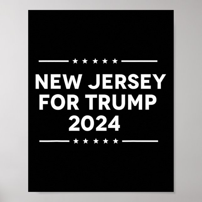 Jersey für Trump 2024 Poster (Vorne)