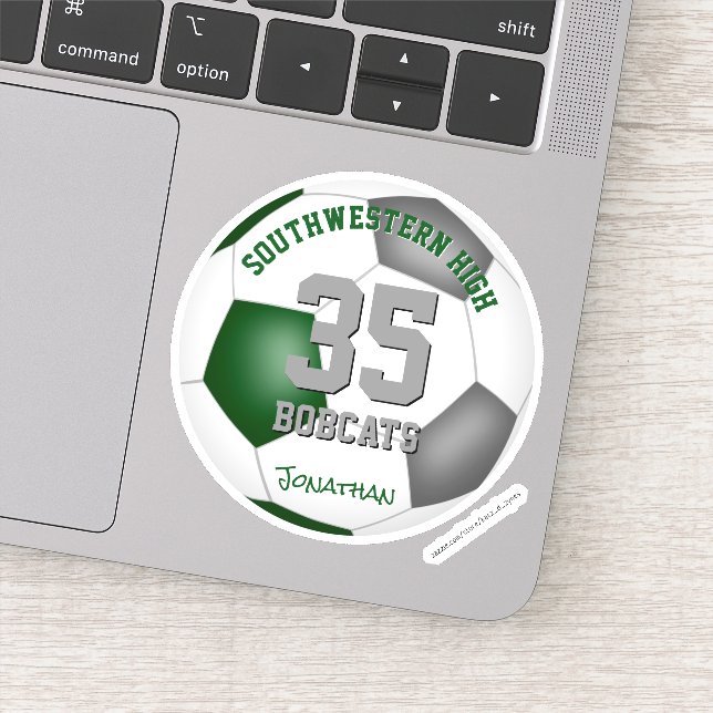 Jersey-Fußball Aufkleber (Detail)