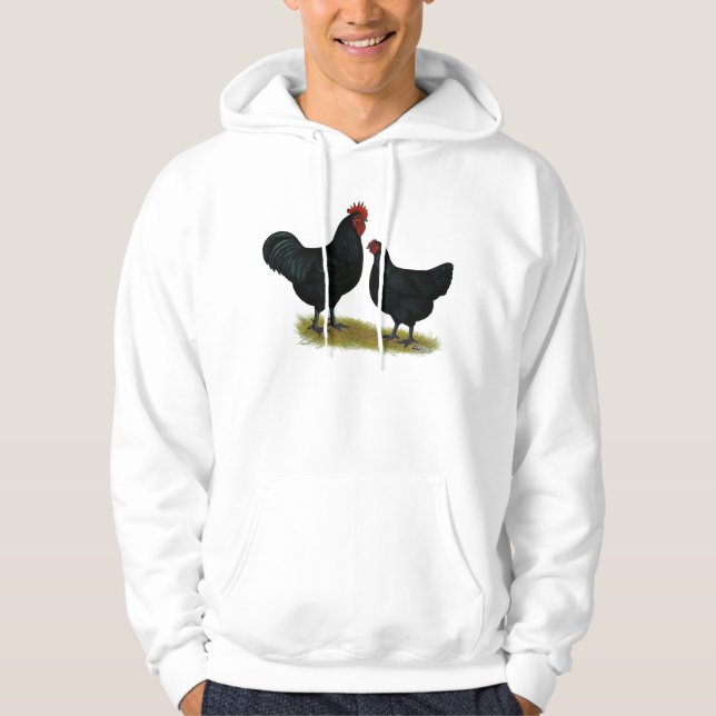 Jersey Giant Chickens Hoodie (Vorderseite)
