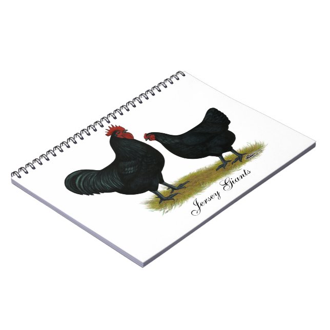 Jersey Giant Chickens Notizblock (Linke Seite)