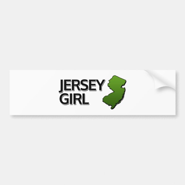 Jersey Girl Autoaufkleber (Vorne)