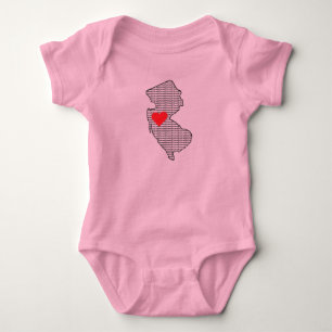 "Jersey Girl" Baby Bodysuit Strampler