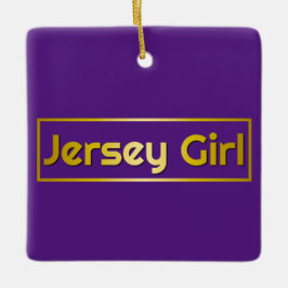 Jersey Girl Mini Keramikornament
