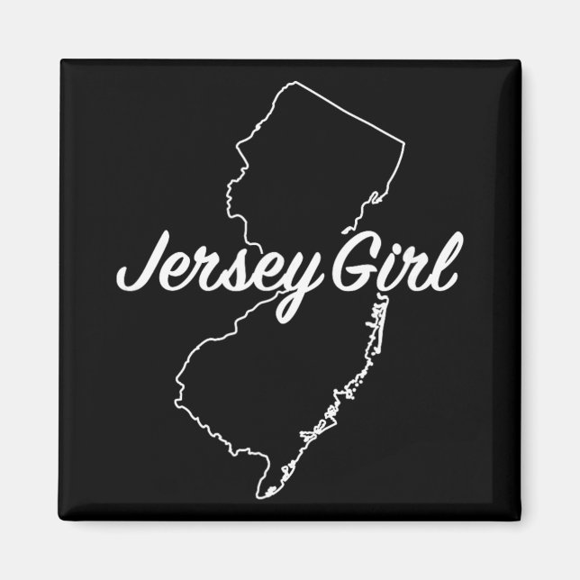 Jersey Girl New Jersey  Magnet (Vorne)