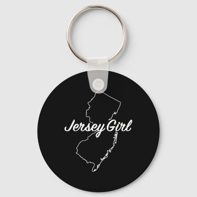 Jersey Girl New Jersey  Schlüsselanhänger (Vorderseite)