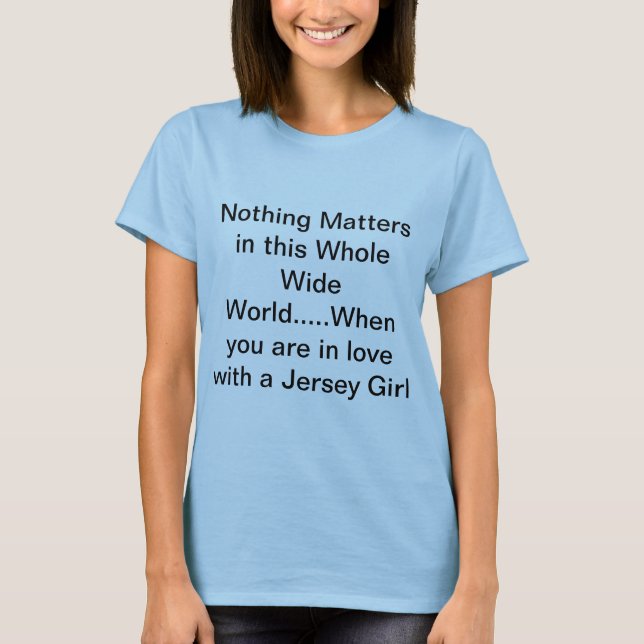 Jersey Girl T-Shirt (Vorderseite)
