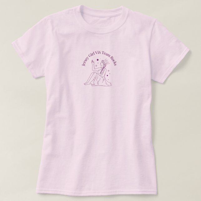 Jersey Girl ViS Team Rocks  T-Shirt (Design vorne)