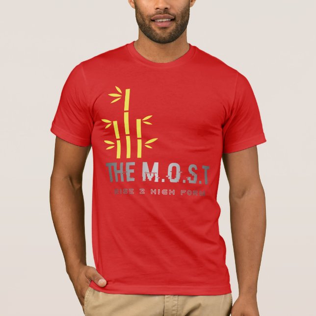Jersey Kurzarm T-Shirt (rot lebendig) (Vorderseite)