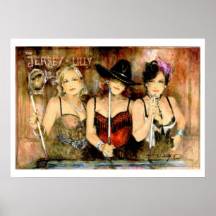 Jersey Lilly Poster
