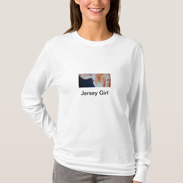 Jersey-Mädchen durch Janet bedeutet Belich, T-Shirt (Vorderseite)