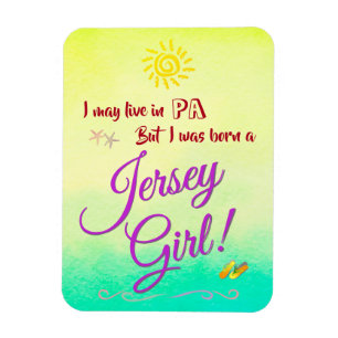 Jersey-Mädchen einmal u. immer Magnet