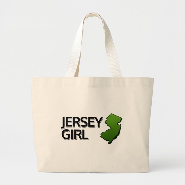 Jersey-Mädchen Jumbo Stoffbeutel (Vorne)