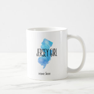 Jersey-Mädchen-personalisierte Tasse