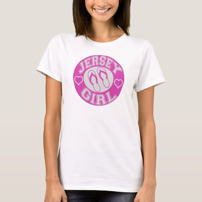 JERSEY-MÄDCHEN T-Shirt (Vorderseite)