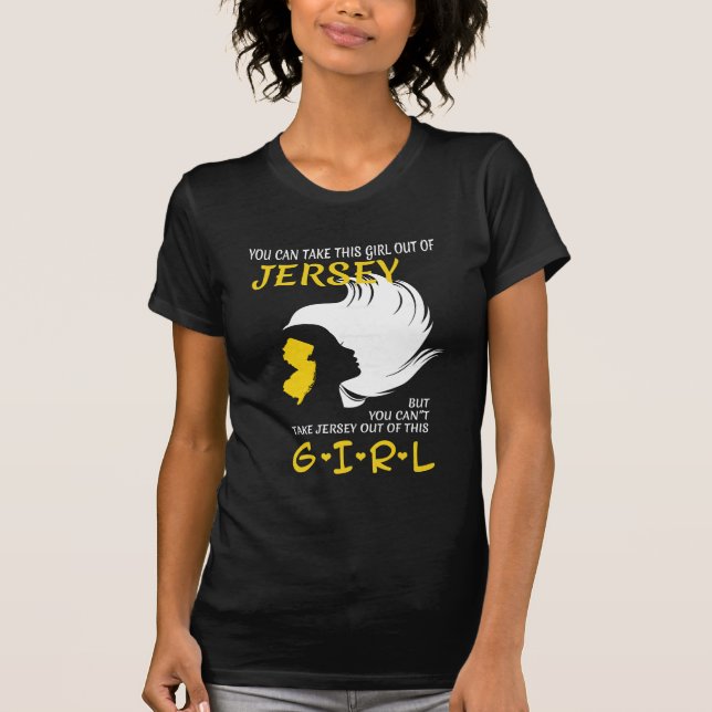 Jersey-Mädchen-T-Shirt T-Shirt (Vorderseite)