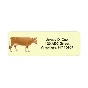 Jersey-Milch-Kuh-Aufkleber