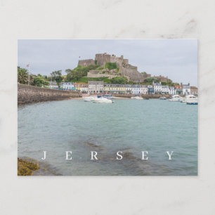 Jersey Mont Orgueil Burg - Aussicht Postkarte