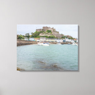 Jersey Mont Orgueil Castle View Leinwand