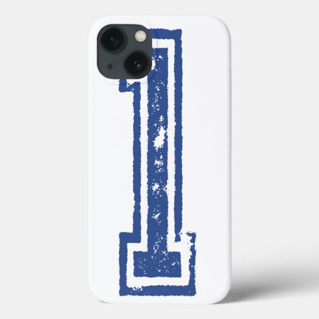 Jersey Nummer 1 Case-Mate iPhone Hülle (Rückseite)