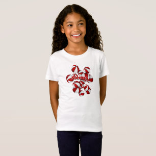 Jersey Nummer rot weiße Mannschaftsfarben Basketba T-Shirt