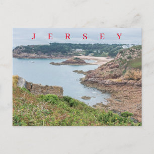 Jersey Portelet Bay View Postkarte
