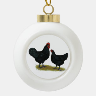 Jersey-Riese-Hühner Keramik Kugel-Ornament