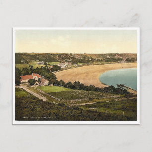 Jersey, Saint Brelades Bay, Kanalinsel, England Postkarte