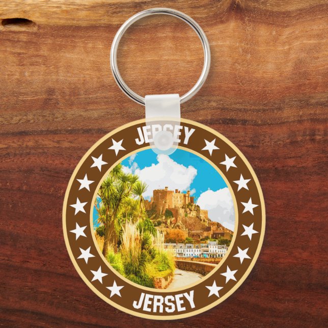 Jersey Schlüsselanhänger (Vorderseite)