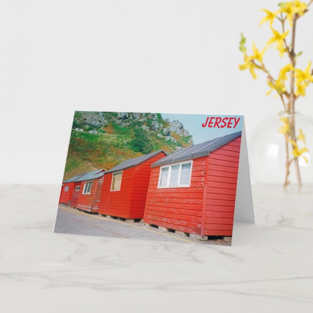 Jersey sheds karte (Gelbe Blume)