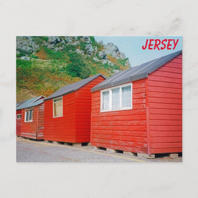 Jersey sheds postkarte (Vorderseite)