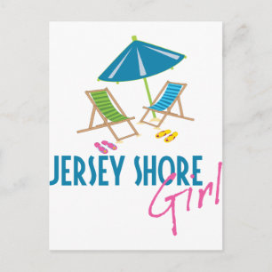 Jersey Shore Girl Postkarte