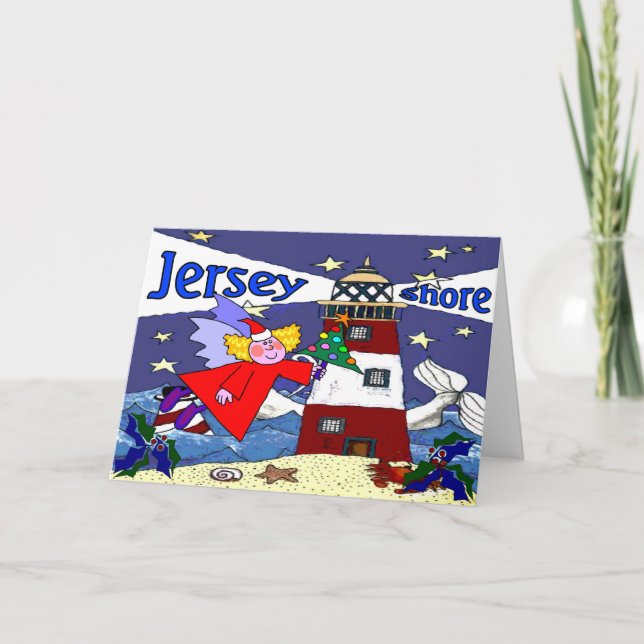 Jersey Shore Holiday Cards Feiertagskarte (Vorderseite)