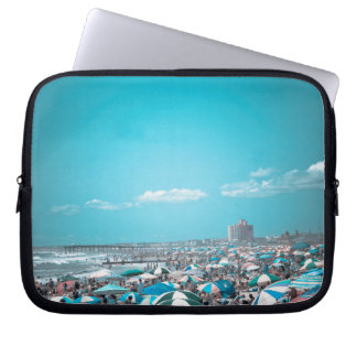 Jersey Shore Küstenstrand Kunst Laptopschutzhülle