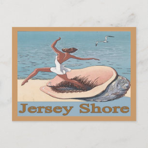 Jersey Shore, Muschel Poster, Postkarte