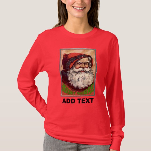 Jersey Shore Santa T-Shirt (Vorderseite)