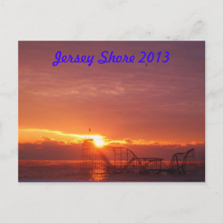 Jersey Shore Sunrise Postkarte