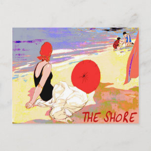 Jersey Shore Vintag Postkarte