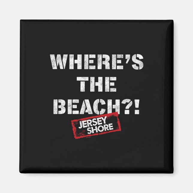 Jersey Shore - Wo ist der Strand  Magnet (Vorne)