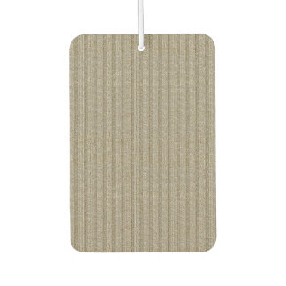 Jersey-Streifenmuster in sanftem Beige Autolufterfrischer