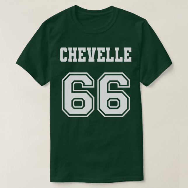 Jersey Style Chevelle 66 1966 Old School Muscle Ca T-Shirt (Design vorne)