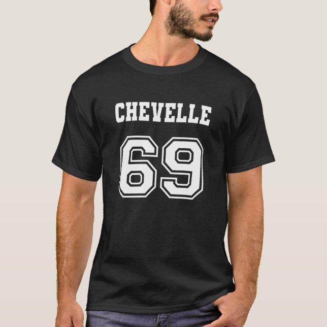 Jersey Style Chevelle 69 1969 Old School Muscle Ca T-Shirt (Vorderseite)