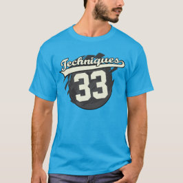 Jersey Style Personalisiert Techniques doppelseiti T-Shirt
