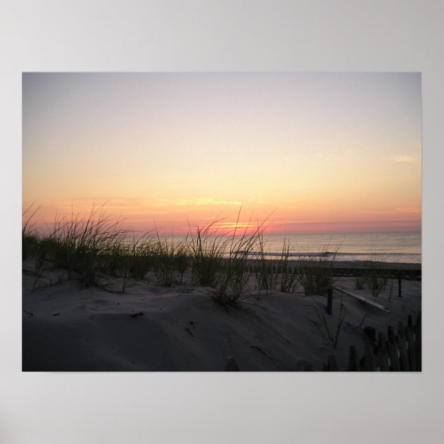 Jersey Sunrise Poster (Vorne)
