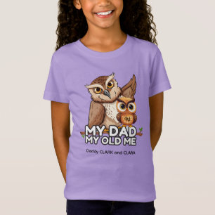 Jersey T - Shirt : Mein Vater My Old Me (lila)