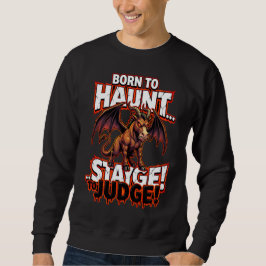 Jersey-Teufel, geboren um zu heimsuchen, lustiger Sweatshirt