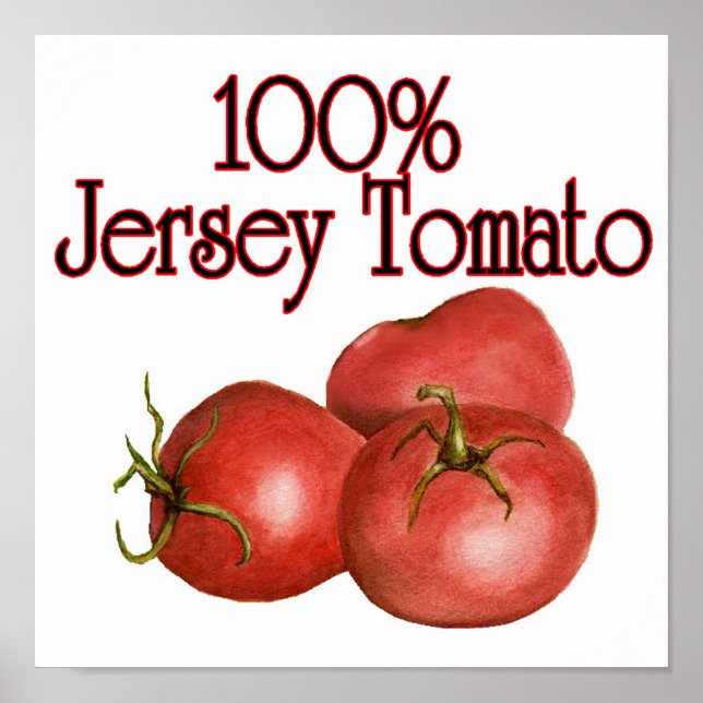 Jersey Tomato Poster (Vorne)