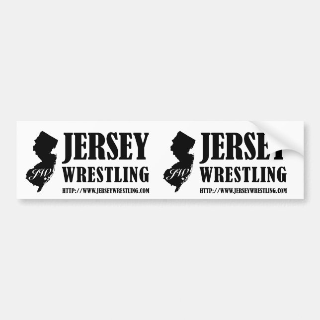 Jersey-Wrestling-Autoaufkleber Autoaufkleber (Vorne)