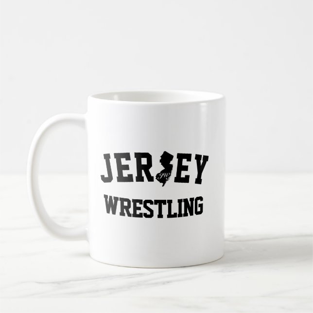 Jersey Wrestling Kaffee Tasse (Links)