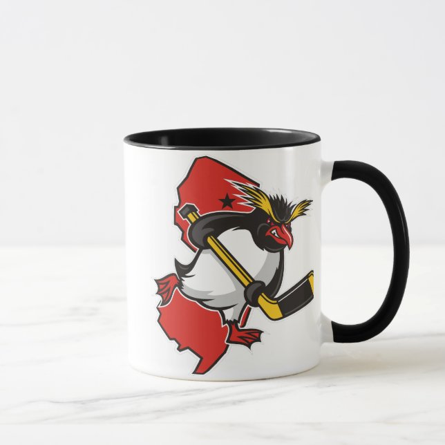 Jerseypenguins-Wecker-Tasse Tasse (Rechts)